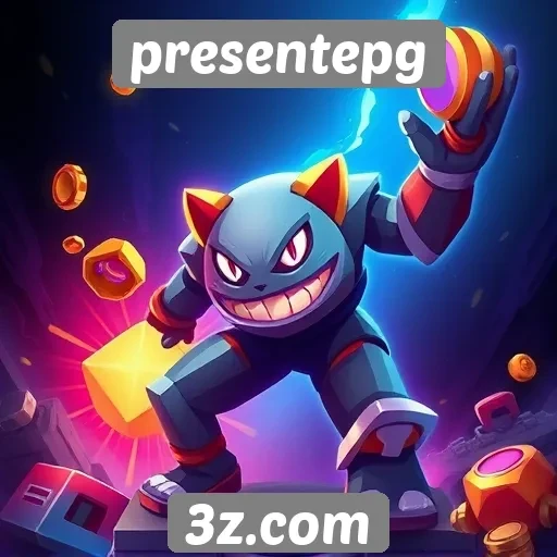 Apresentando a diversidade de jogos no site presentepg