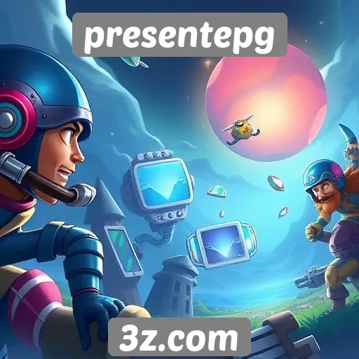 Apresentação dos novos jogos no site presentepg