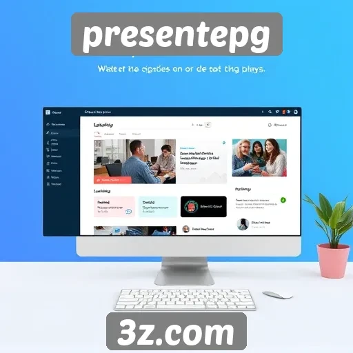 Análise das funcionalidades do site presentepg